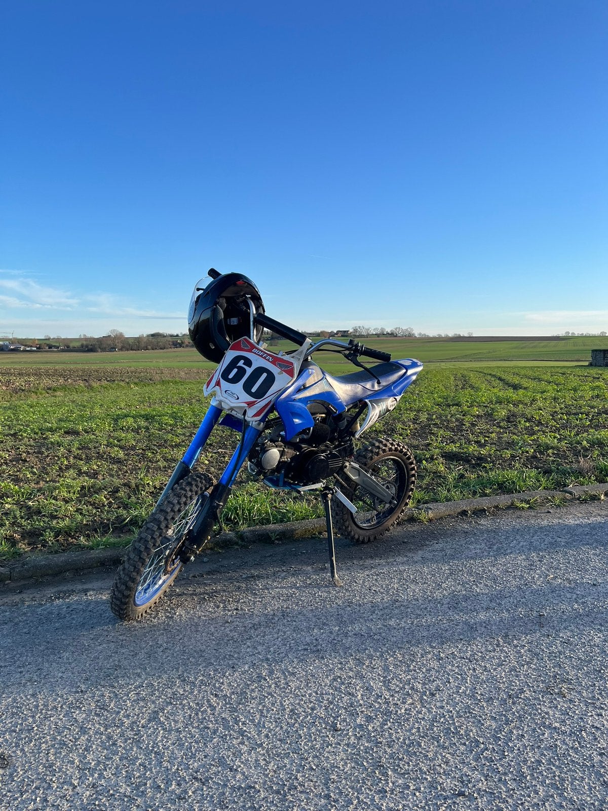 Orion pitbike 125cc, Enlèvement, Utilisé