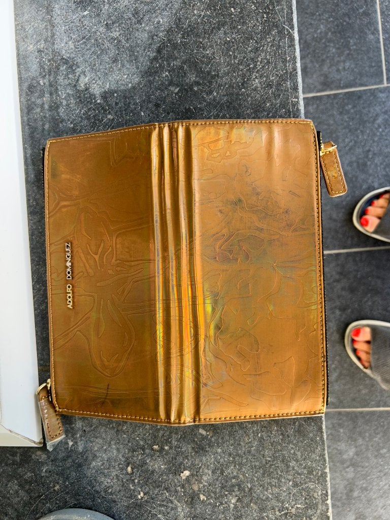 Goudkleurige portefeuille, Enlèvement, Neuf, Autres couleurs, Autres marques