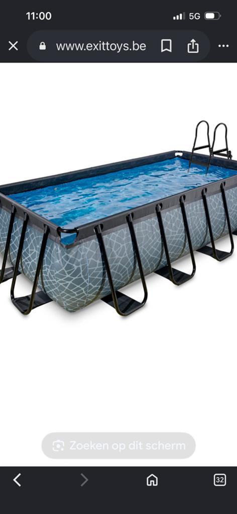 zwembad Intex, Tuin en Terras, 200 tot 300 cm, Zo goed als nieuw, Opzetzwembad, 200 tot 400 cm