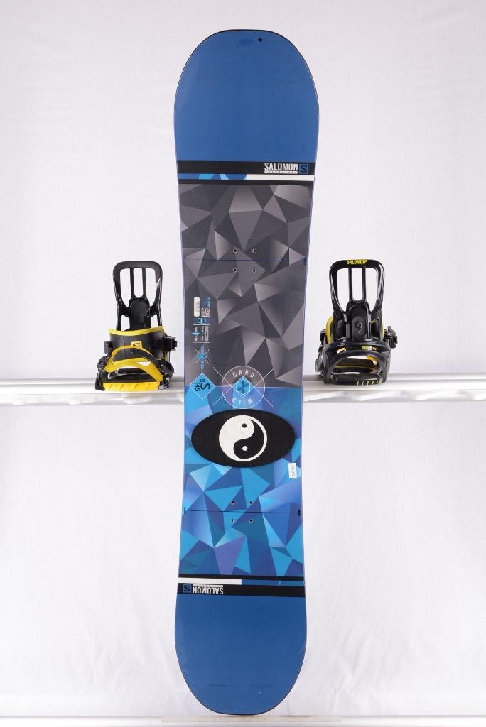 145 snowboard SALOMON WILD CARD, blue/black, Sport en Fitness, Snowboarden, Ophalen of Verzenden, Gebruikt, Board