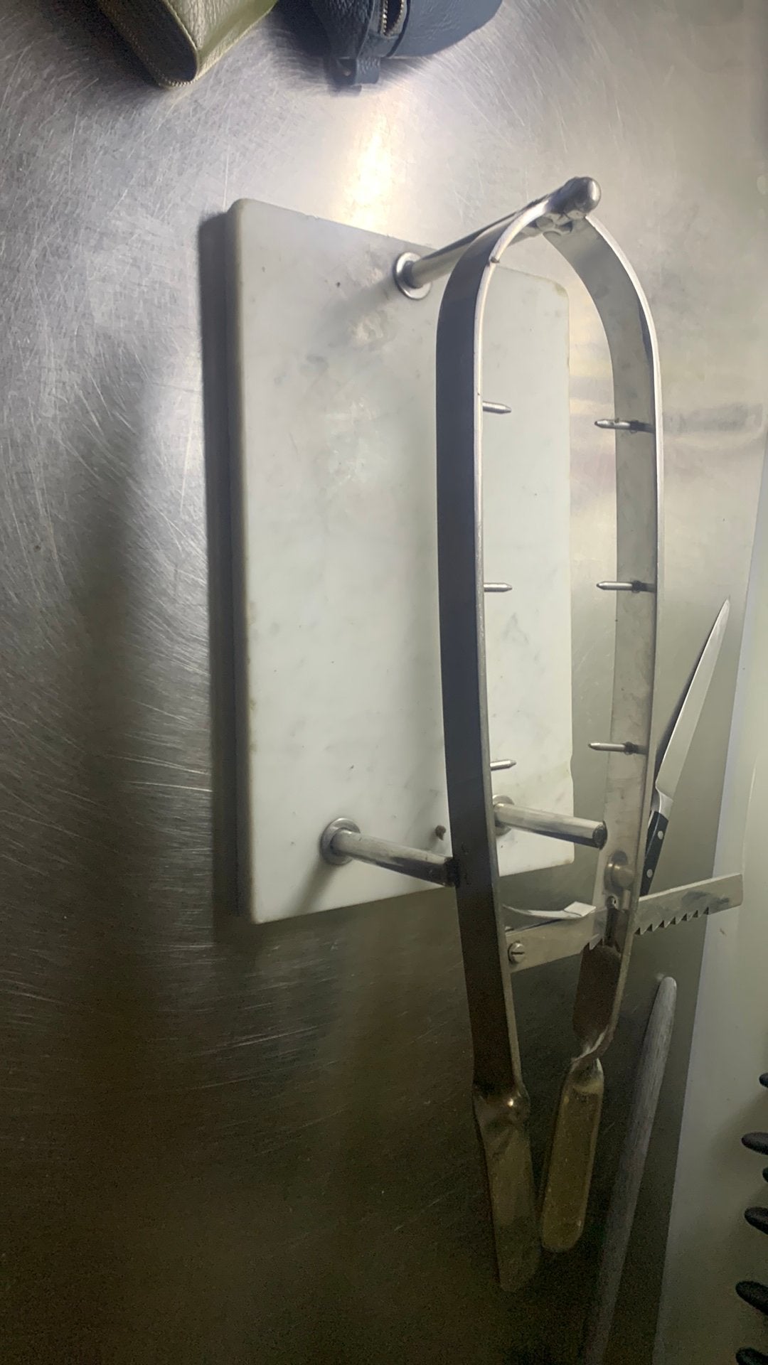 Hespeklem / hamhouder / klem voor ham, Ophalen, Gebruikt
