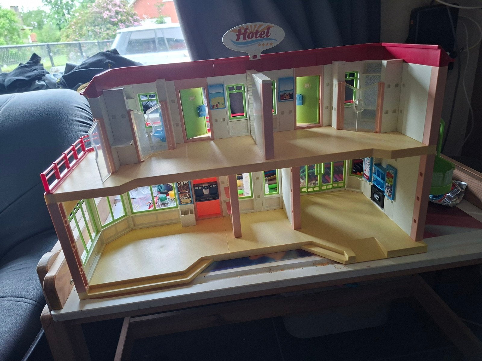 Playmobil hotel met alle spullen + hotel bus, Kinderen en Baby's, Speelgoed | Playmobil, Ophalen