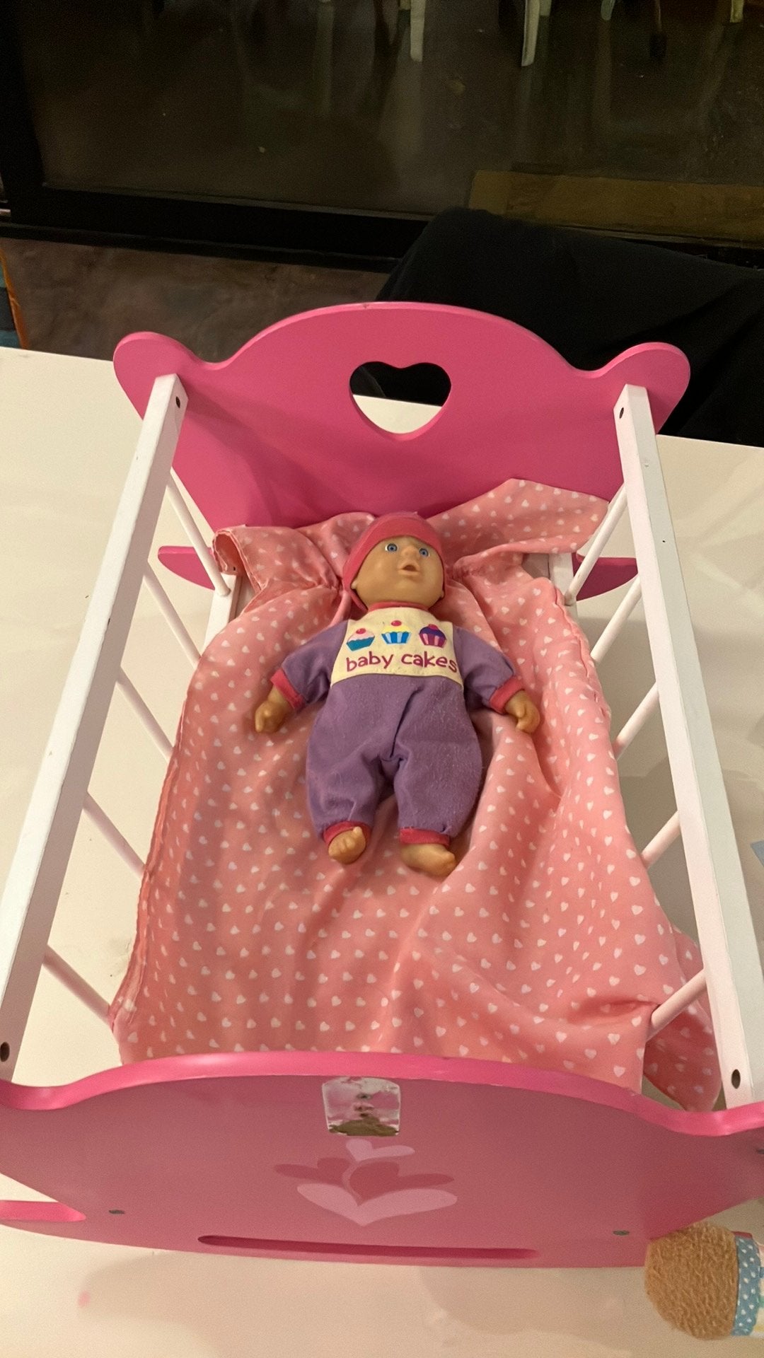 Poppenbedje op te lappen, Kinderen en Baby's, Ophalen, Gebruikt