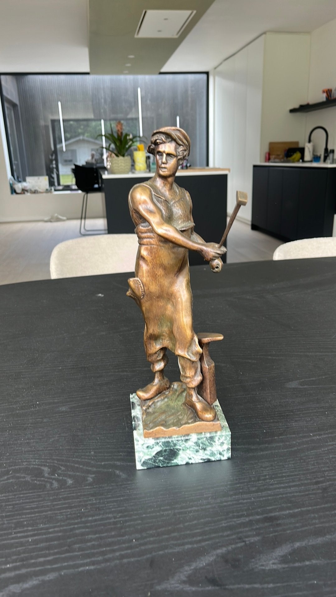 Bronzen beeldje, Enlèvement, Comme neuf