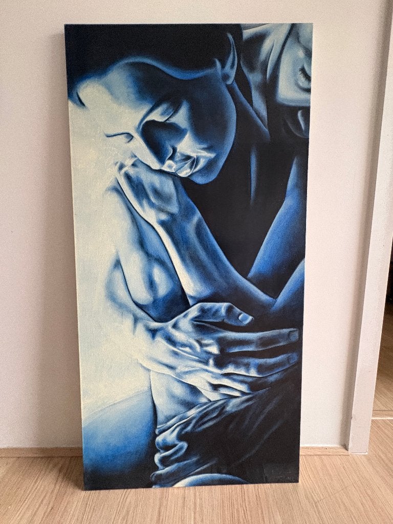 Mooi schilderij, Antiquités & Art, Enlèvement, Daté, Portrait ou Personnes