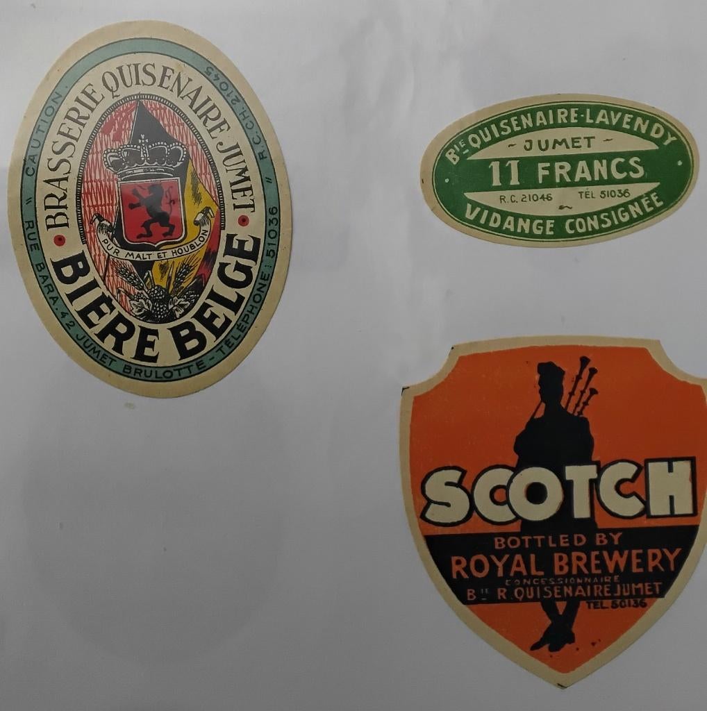 étiquette Beer Jumet, Enlèvement