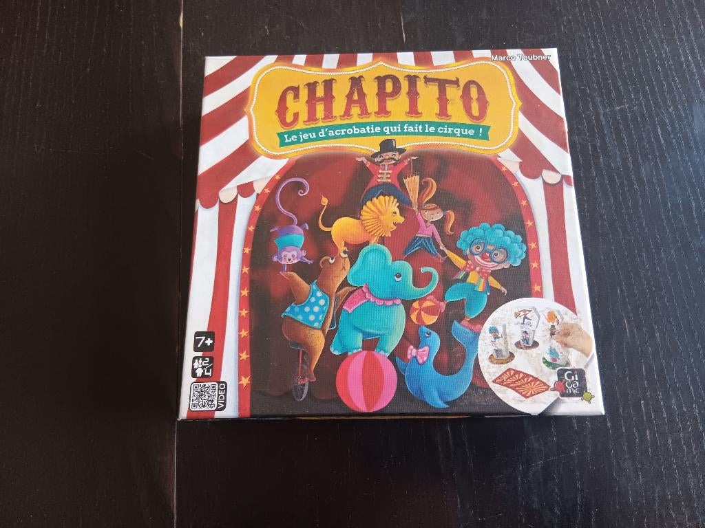 jeu de société : Chapito, Trois ou quatre joueurs, Enlèvement, Comme neuf, Gigamic
