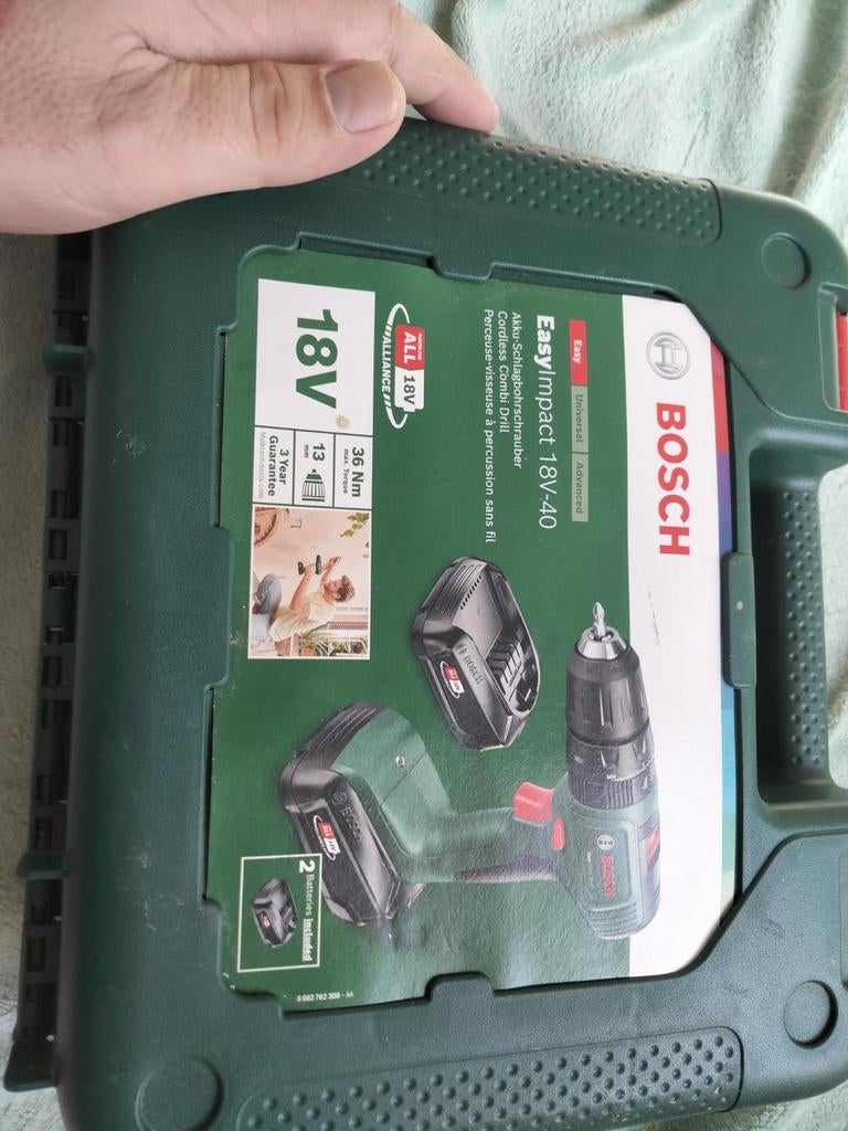 Bosch easy impact, Enlèvement