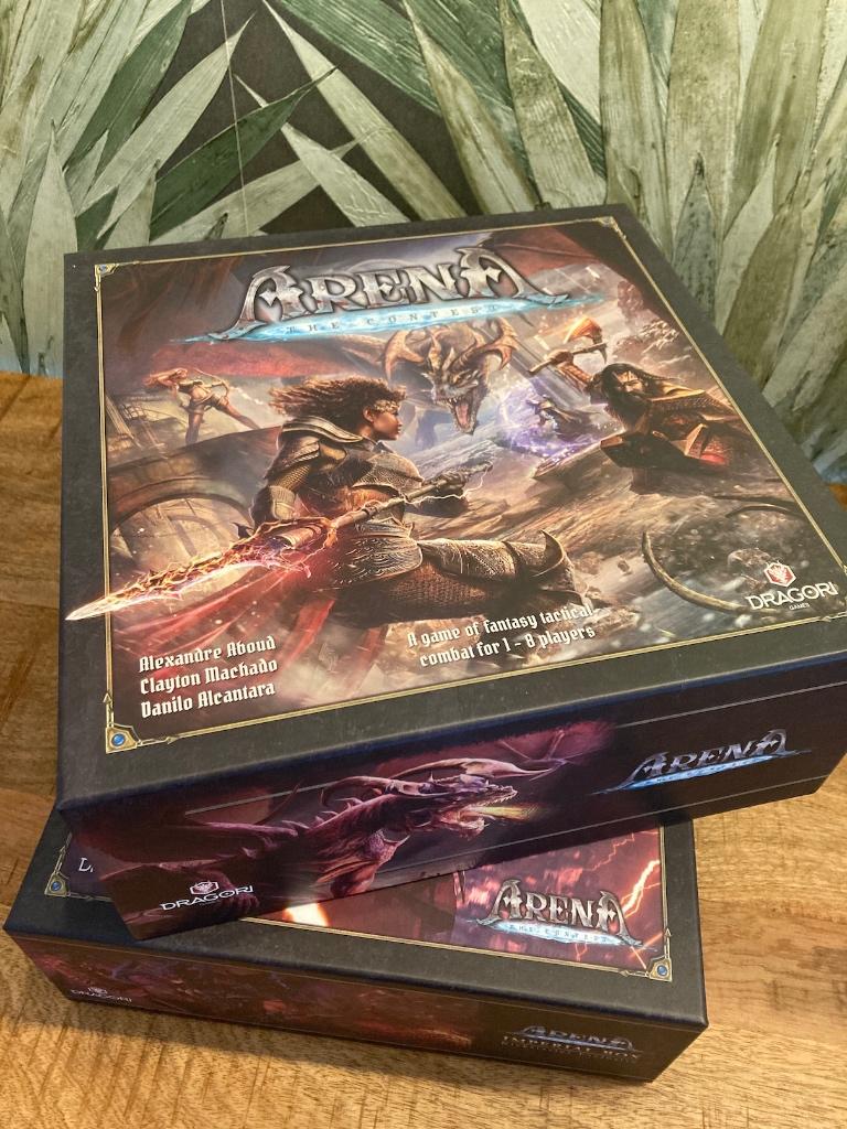 Arena The Contest + Imperial Box (kickstarter), Hobby en Vrije tijd, Gezelschapsspellen | Bordspellen, Ophalen of Verzenden, Zo goed als nieuw