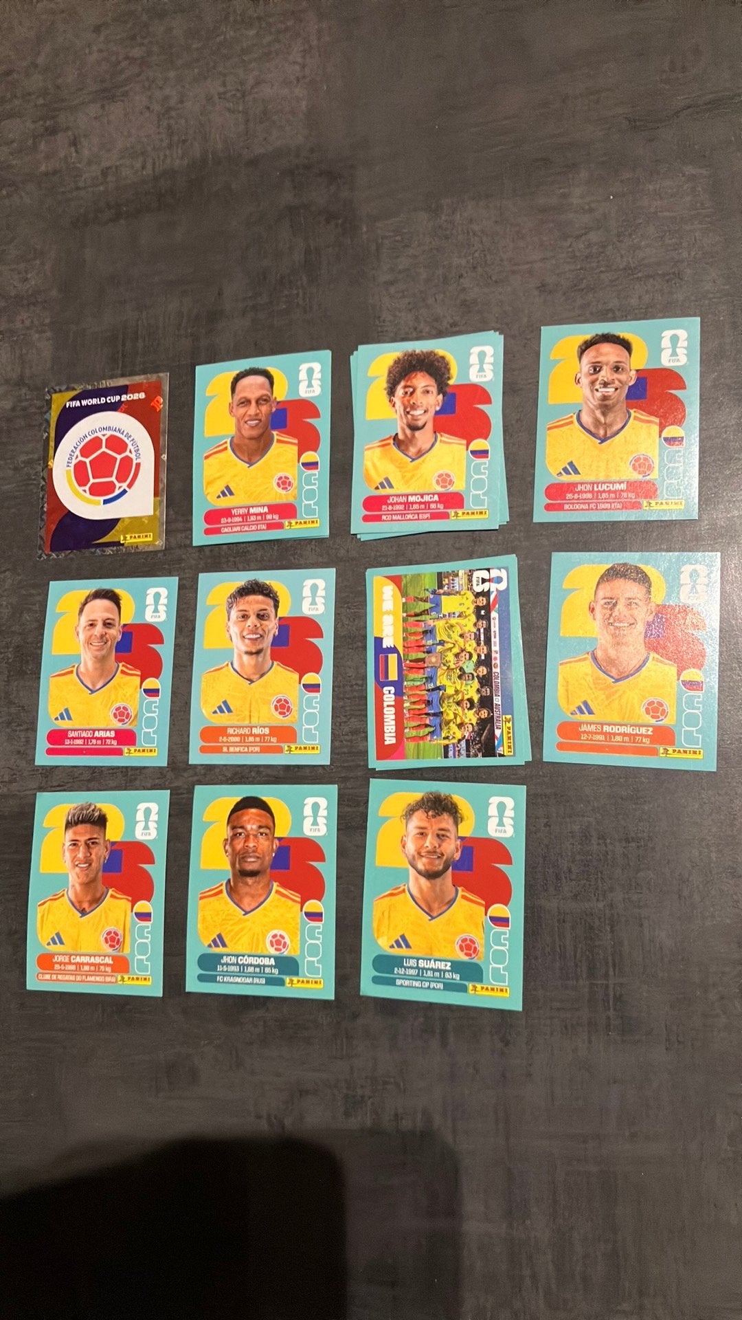 Autocollants Panini Coupe du Monde 2026 Colombie, Enlèvement ou Envoi, Neuf