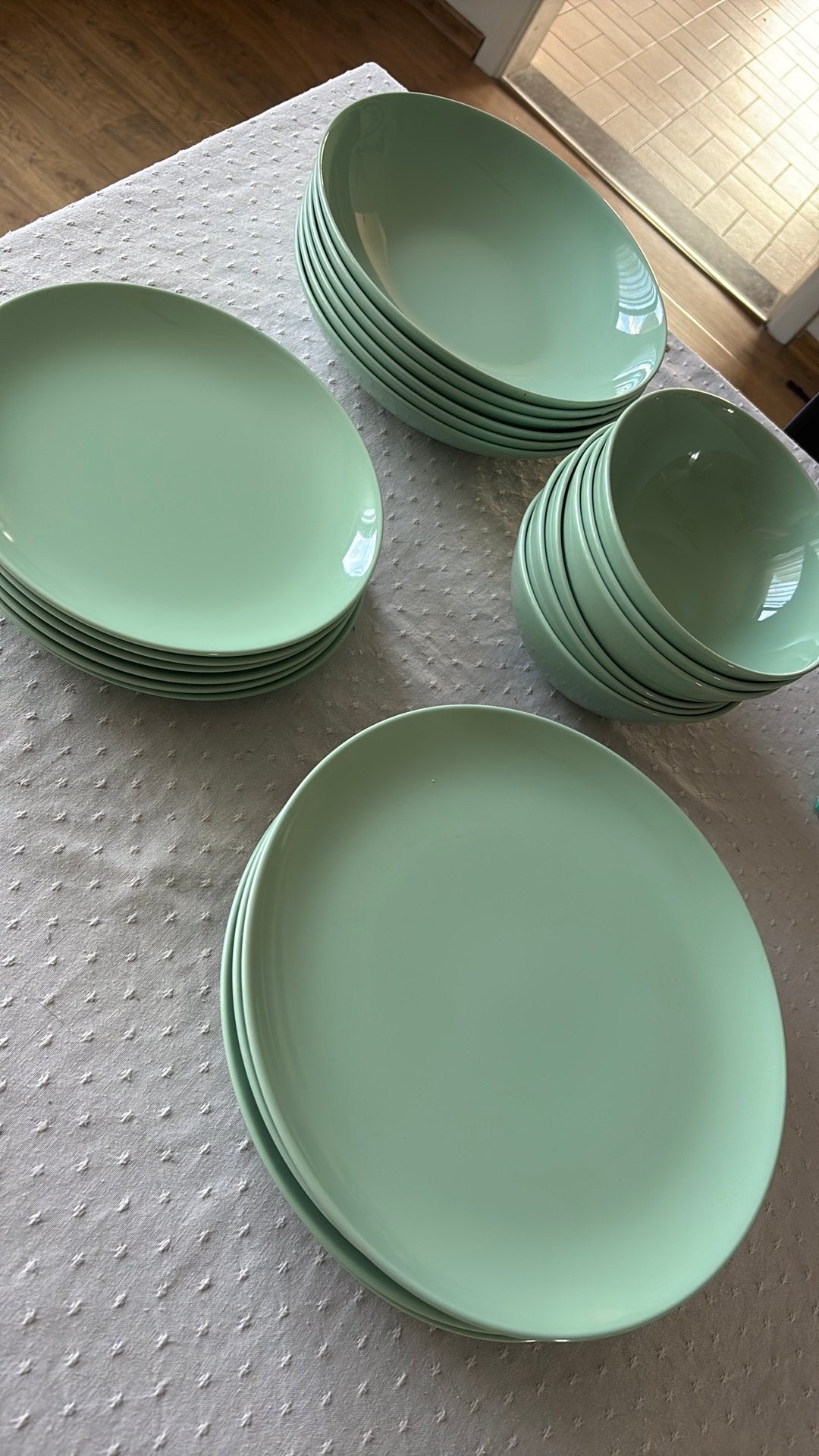 Servies 24 delig nieuw, Neuf, Uni, Assiettes(s), Enlèvement