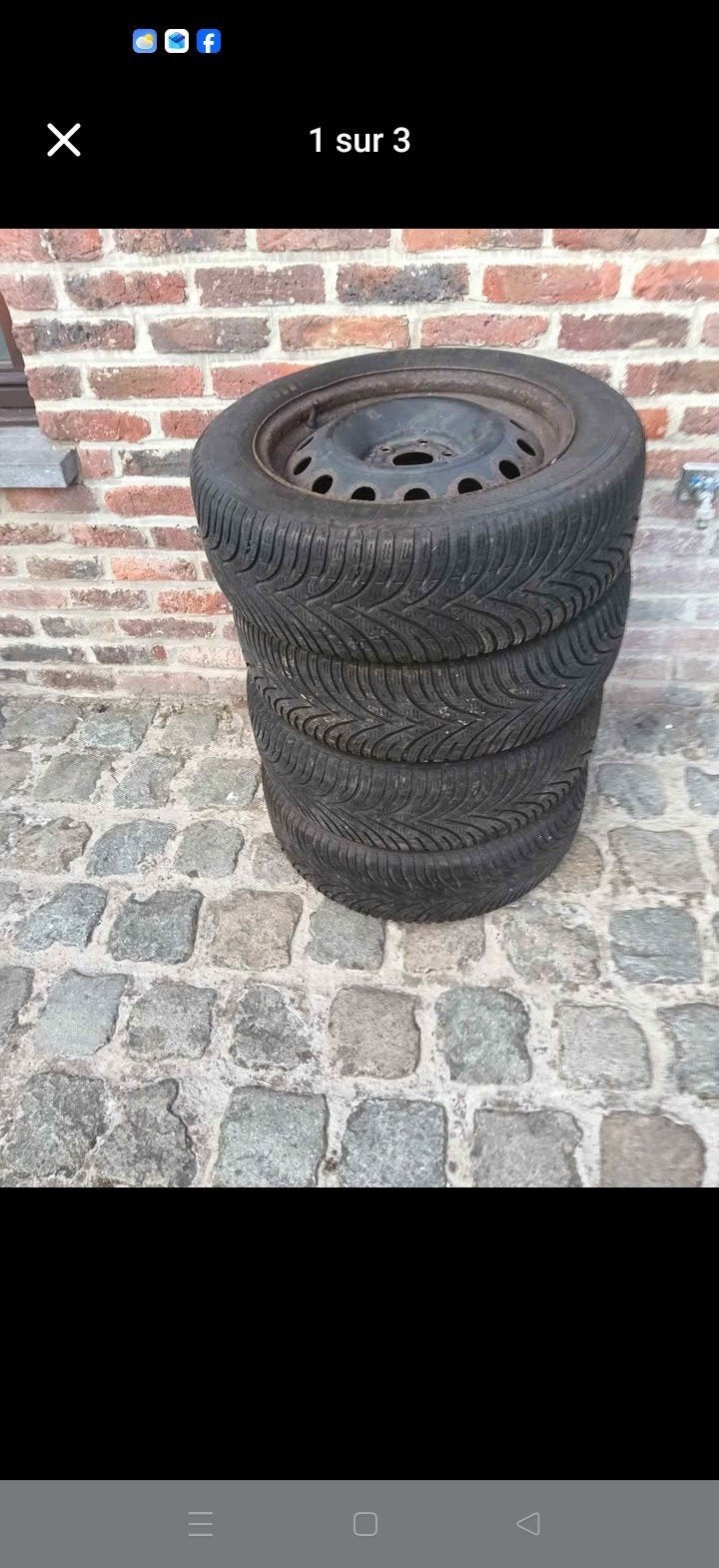 Pneus hiver, Enlèvement, Utilisé
