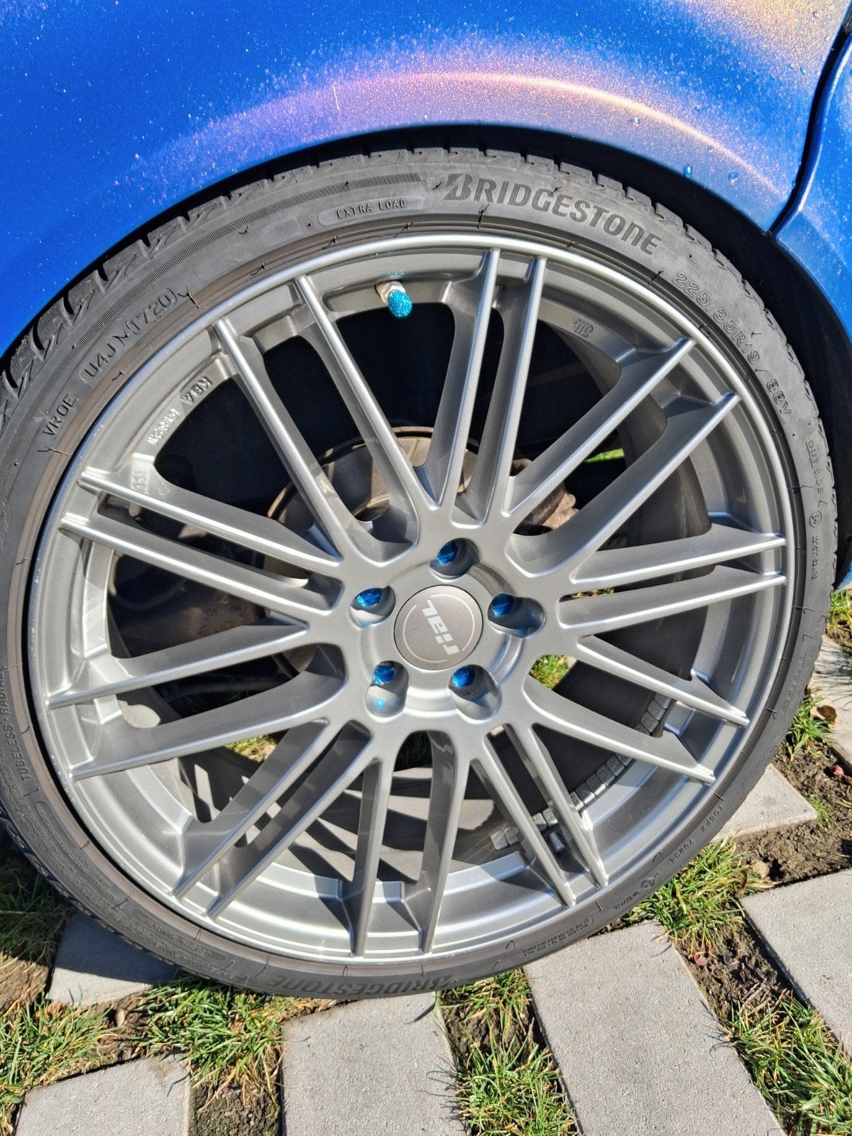 19 inch rial velgen 5x105 (5x100 met adapter), Auto-onderdelen, Gebruikt, Banden en Velgen, 225 mm, Ophalen