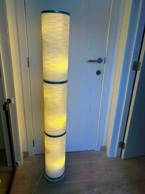 IKEA staande lamp H140, Huis en Inrichting, Lampen | Vloerlampen, Ophalen, Gebruikt, Metaal, 100 tot 150 cm