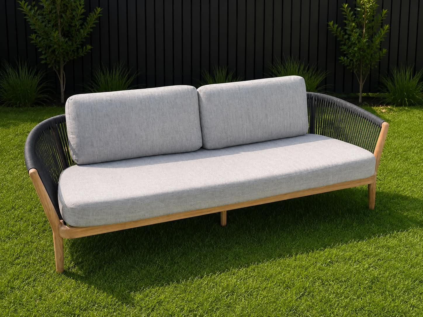 Orso 3zit in teak, Tuin en Terras, Tuinbanken, Ophalen, Zo goed als nieuw