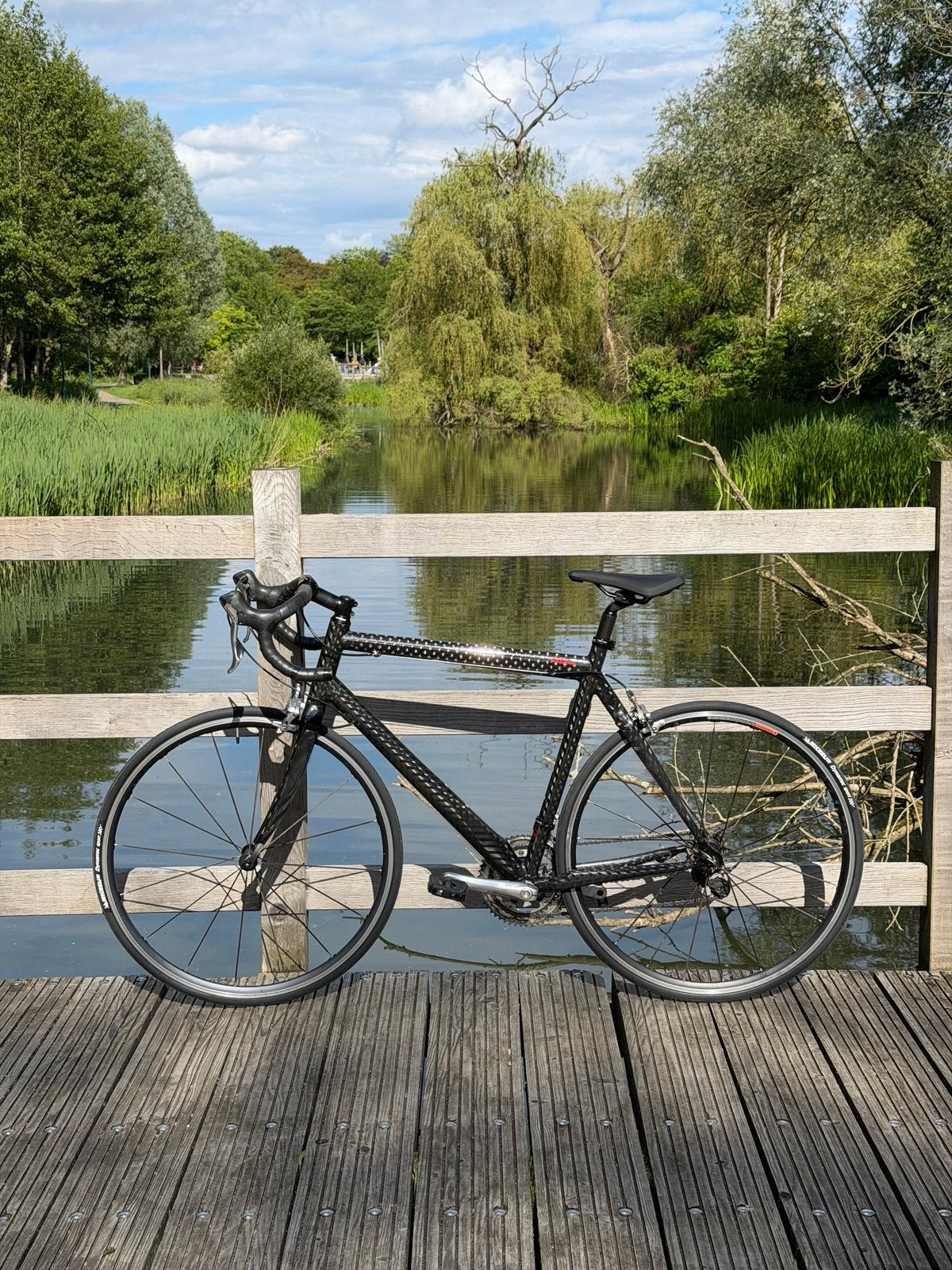 Retro full carbon fiets, Fietsen en Brommers, Ophalen, Zo goed als nieuw, Carbon