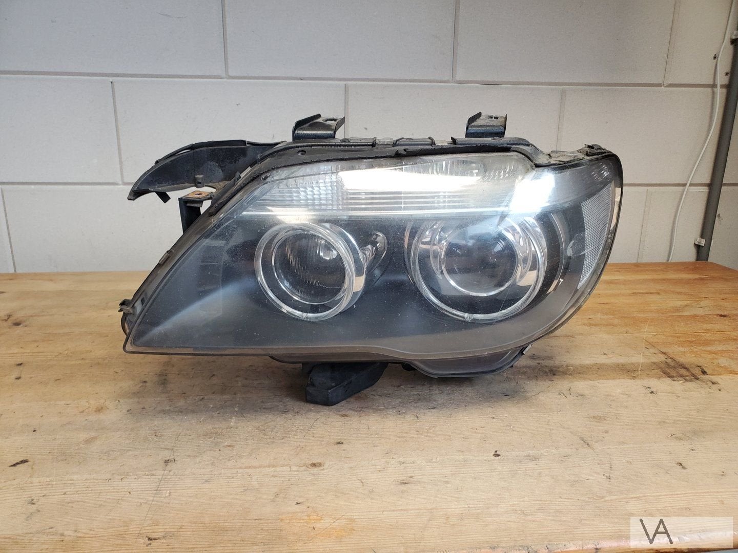 BMW 7 serie E65 facelift XENON koplamp + module links 05-09, -, Utilisé, -, Enlèvement ou Envoi