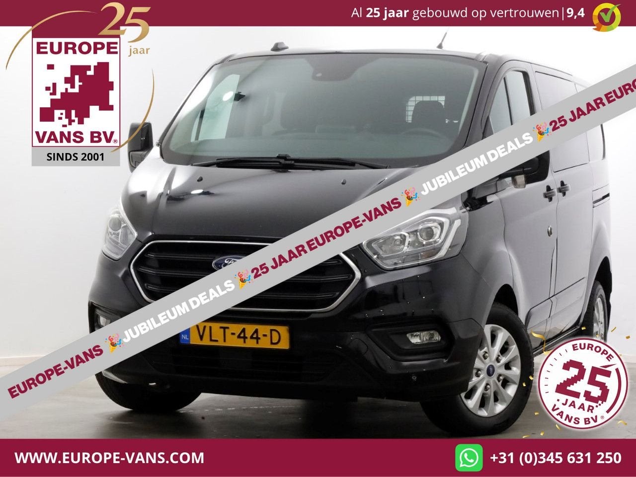 Ford Transit Custom 2.0 TDCI 130pk L1H1 Automaat D.C. Limite, Achat, Entreprise, Carnet d'entretien, 210 g/km