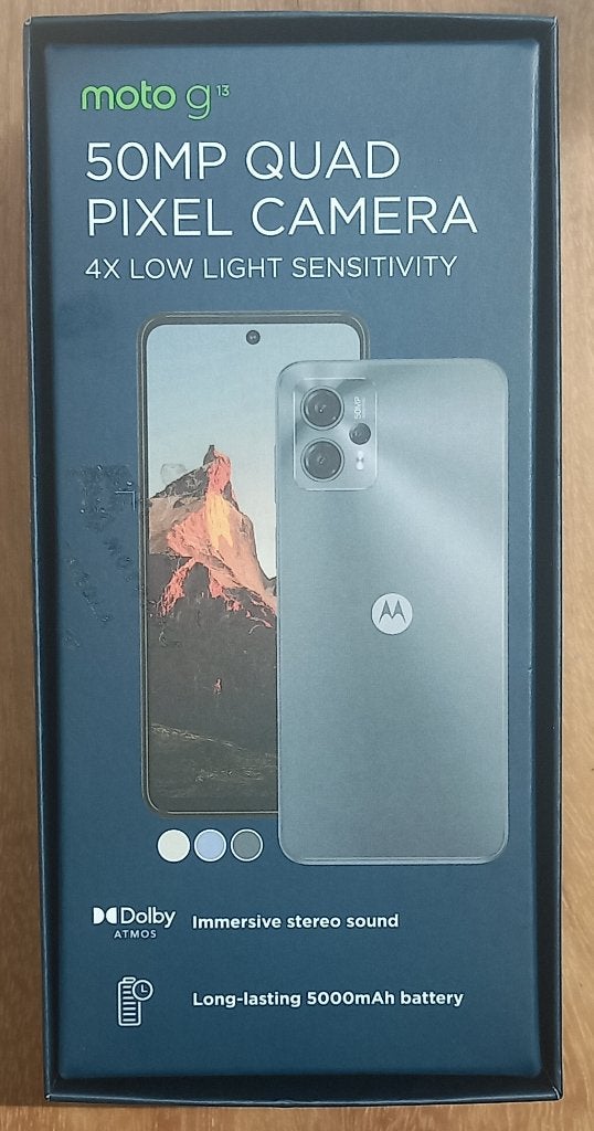 Motorola G13 128GB, Ophalen, Gebruikt, Zwart, Touchscreen