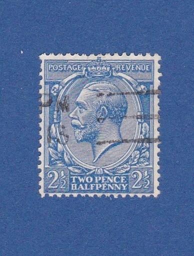 Timbre Grande Bretagne Roi George V  1912-1925 oblitéré, Enlèvement ou Envoi, Affranchi