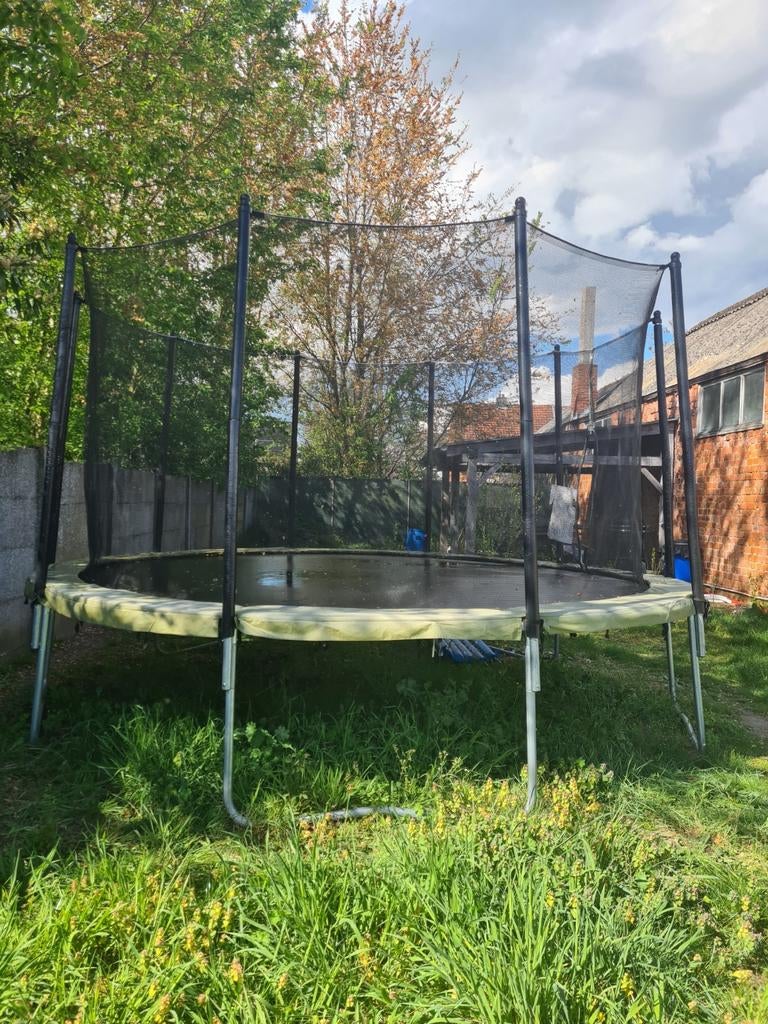 Trampoline perfecte staat. 4.20m MOET WEG, Kinderen en Baby's, Speelgoed | Buiten | Trampolines, Ophalen
