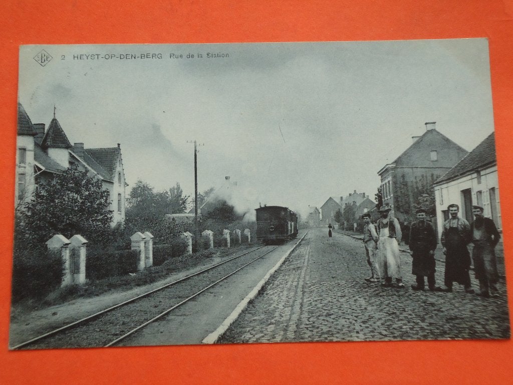 Heyst-op-den-Berg Rue de la Station Stoomtram  SBP nr. 2, Enlèvement ou Envoi, Avant 1920, Affranchie, Anvers