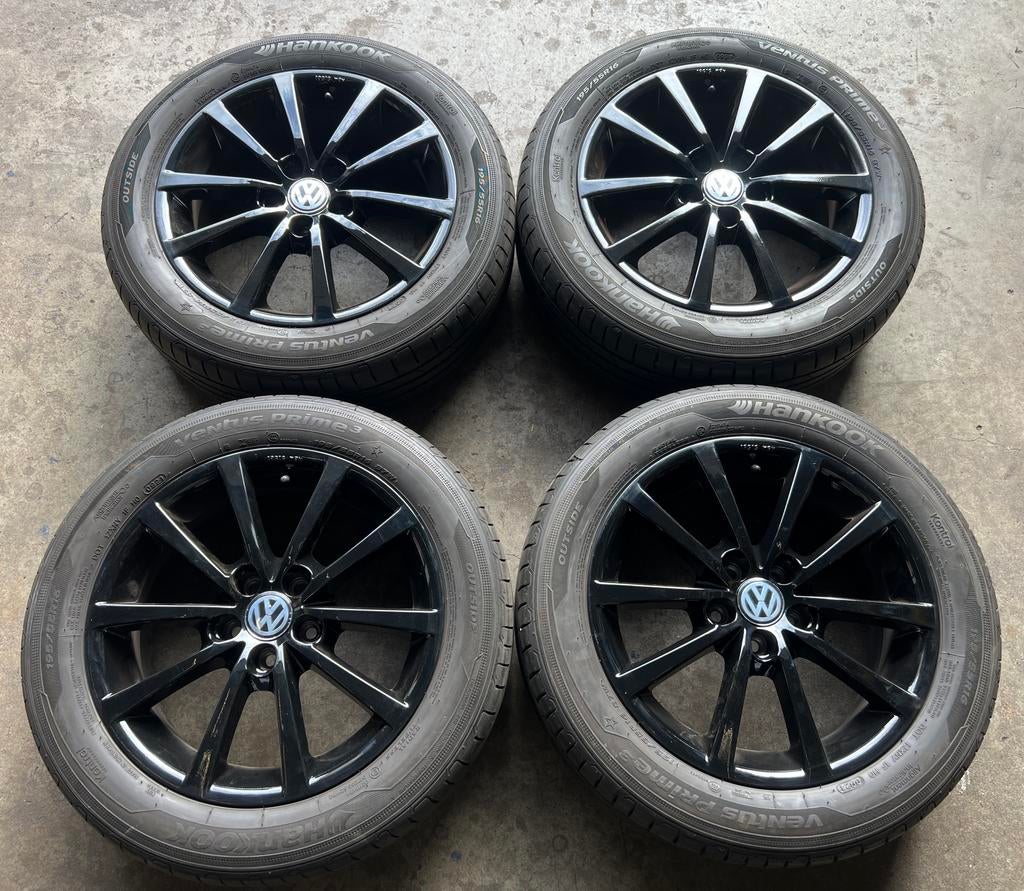 5x100 16 inch Volkswagen Polo, Seat Ibiza velgen + Banden, Auto-onderdelen, Ophalen, Gebruikt, Seat