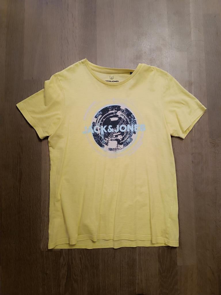 T-shirt Jack&Jones 176, Kleding | Heren, T-shirts, Ophalen of Verzenden, Gedragen, Geel, Jack&Jones