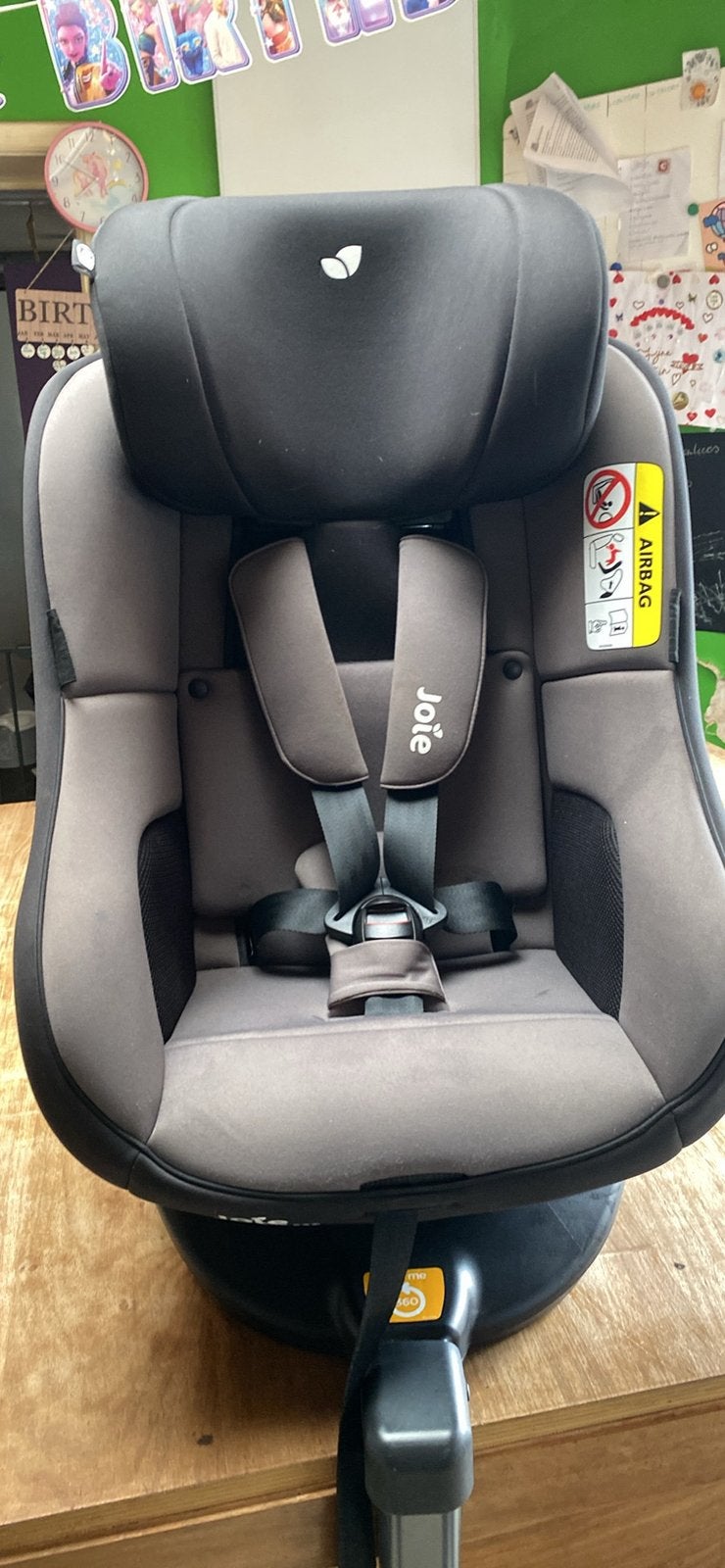 Autostoel Joie Ispin 360, 0 t/m 18 kg, Slaapstand, Zo goed als nieuw, Isofix