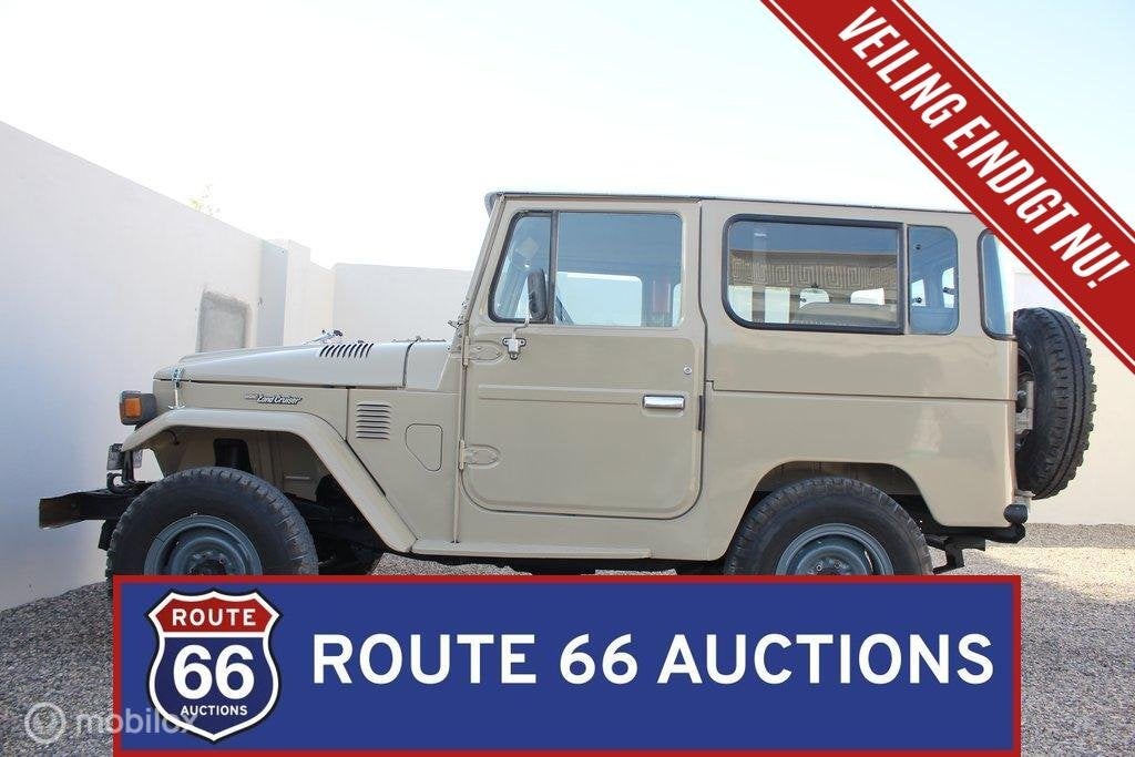 Toyota Land Cruiser FJ40 | 1979 | Route 66 Auctions, Auto's, Zwart, Bedrijf, Handgeschakeld, Overige carrosserie