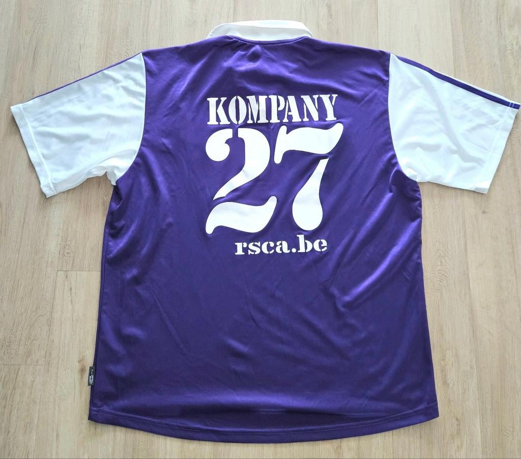 Maillot de football vintage du RSC Anderlecht | Kompany, Enlèvement ou Envoi, Comme neuf, Maillot