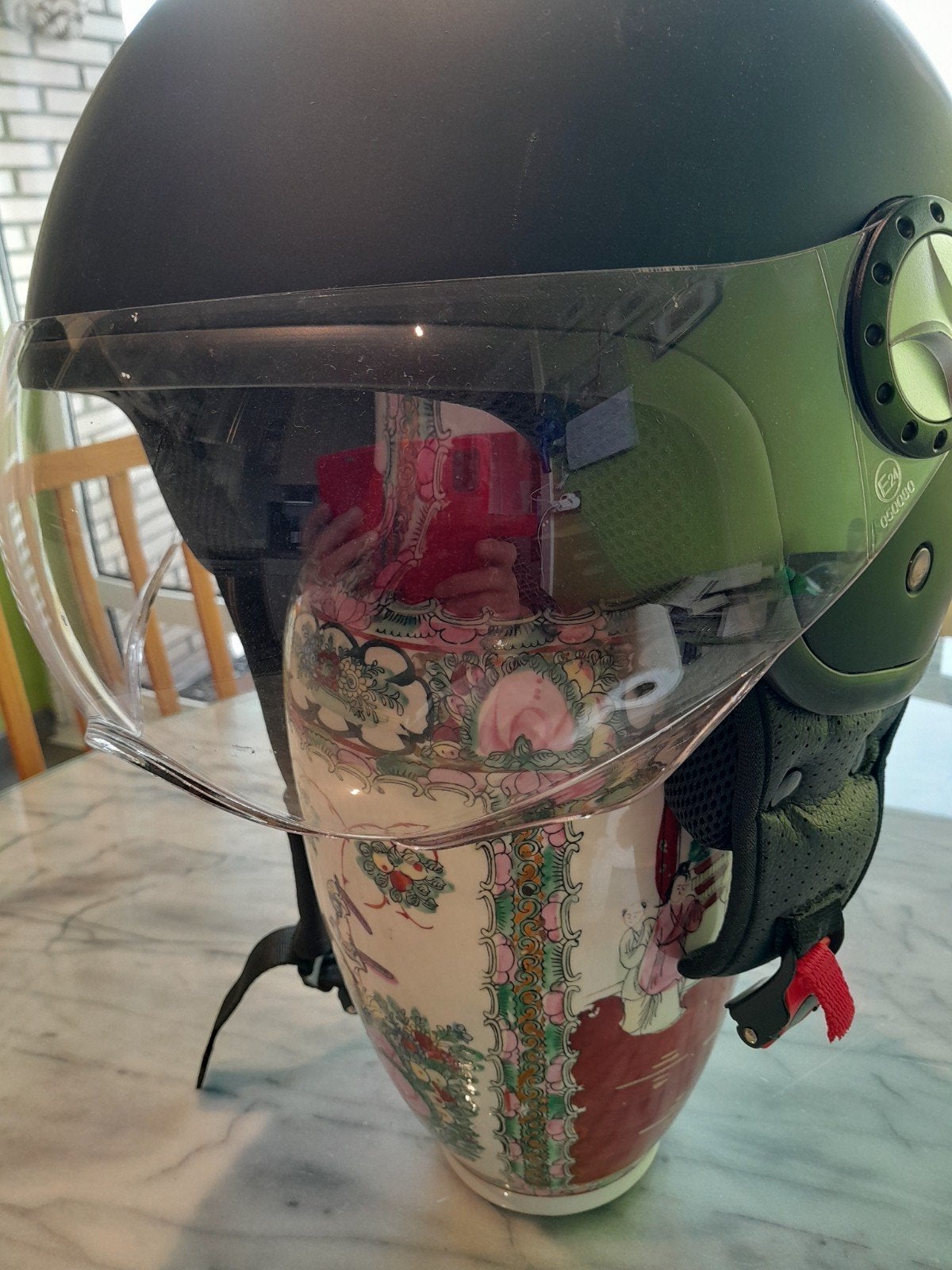 motohelm, Ophalen, Zo goed als nieuw