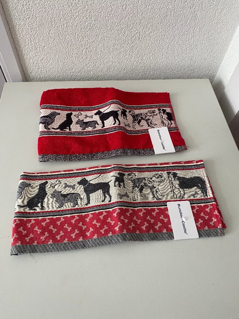 Keukentextielsets Honden Bunzlau Castle, Katoen, Overige kleuren, Overige typen, Nieuw