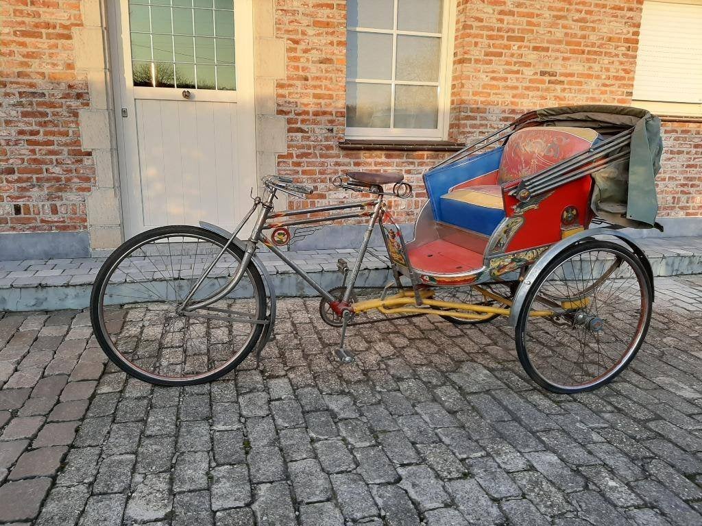 Mooie originel Thaise riksja uit jaren 50, Fietsen en Brommers, Ophalen, Gebruikt, Overige merken