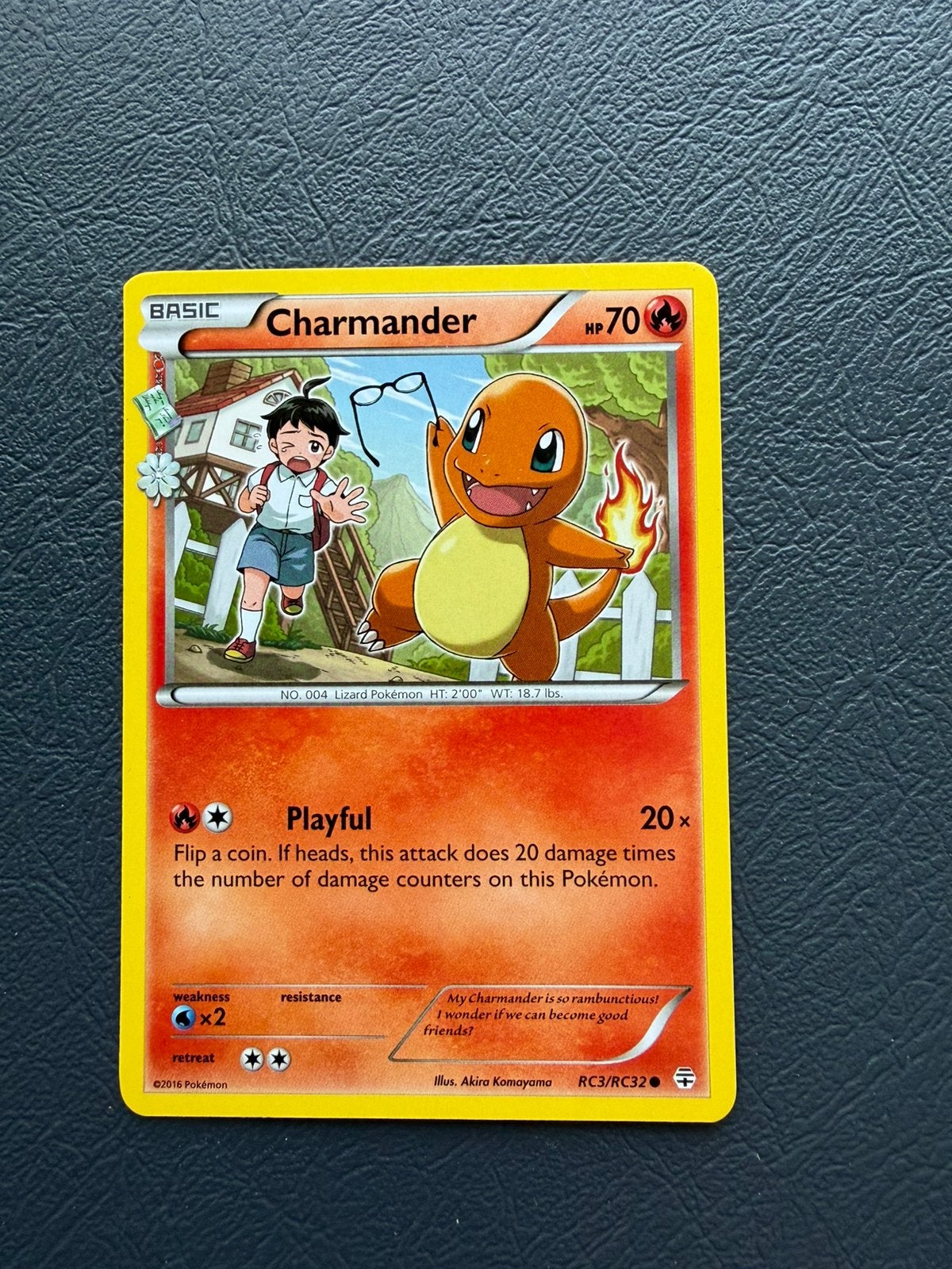 Pokemonkaart Charmander RC3/RC32!, Ophalen, Zo goed als nieuw, Losse kaart