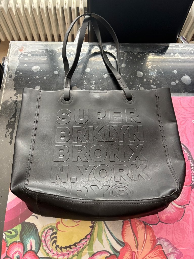 Joli sac Superdry, Ophalen of Verzenden, Zo goed als nieuw, Zwart