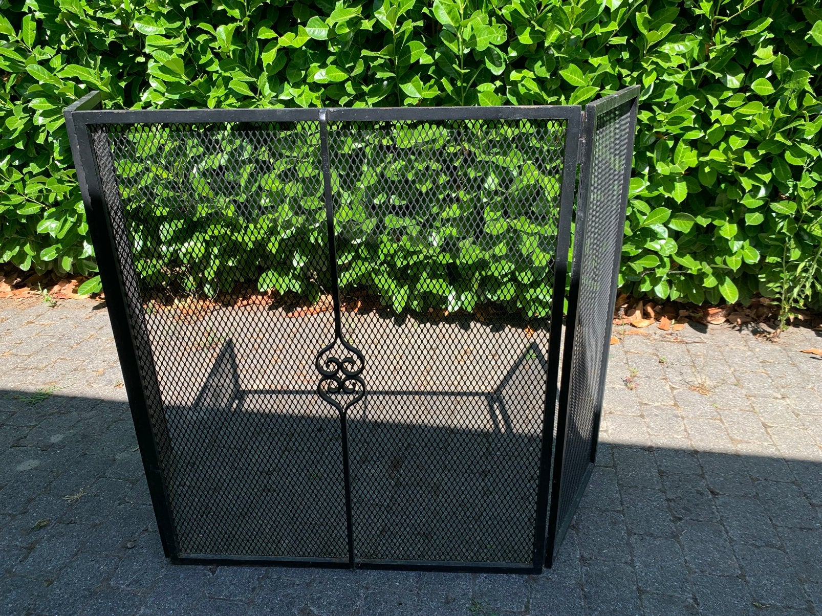 Smeedijzeren rek voor haardvuur, Ophalen, Gebruikt
