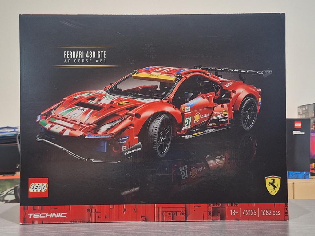 Lego Technic 42125 Ferrari 488 GTE Af Corse #51, Lego, Nieuw, Ophalen of Verzenden, Complete set