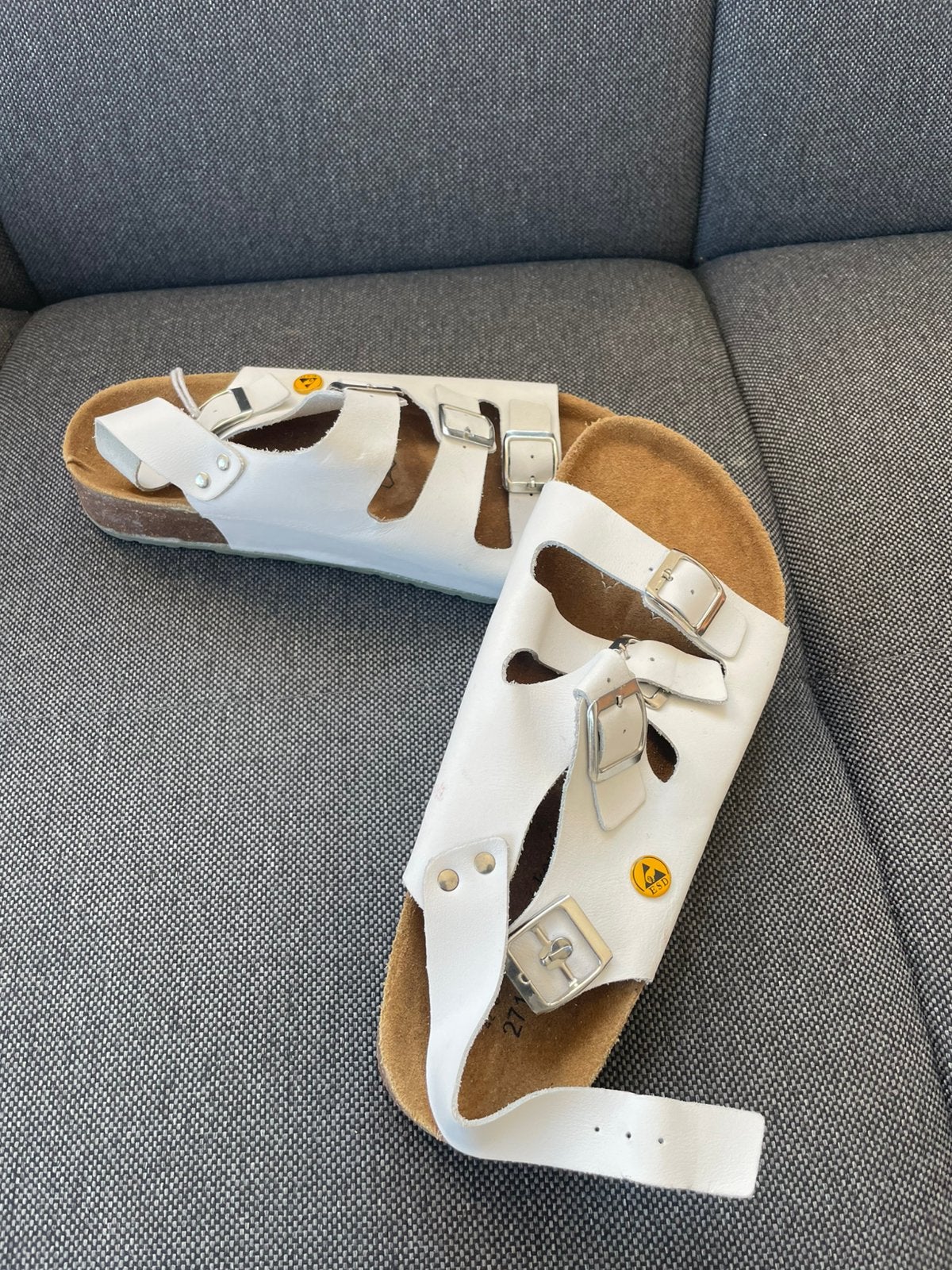 Sandalles ESD hommes 42, Vêtements | Hommes, Chaussures, Neuf, Enlèvement, Blanc, Sandales