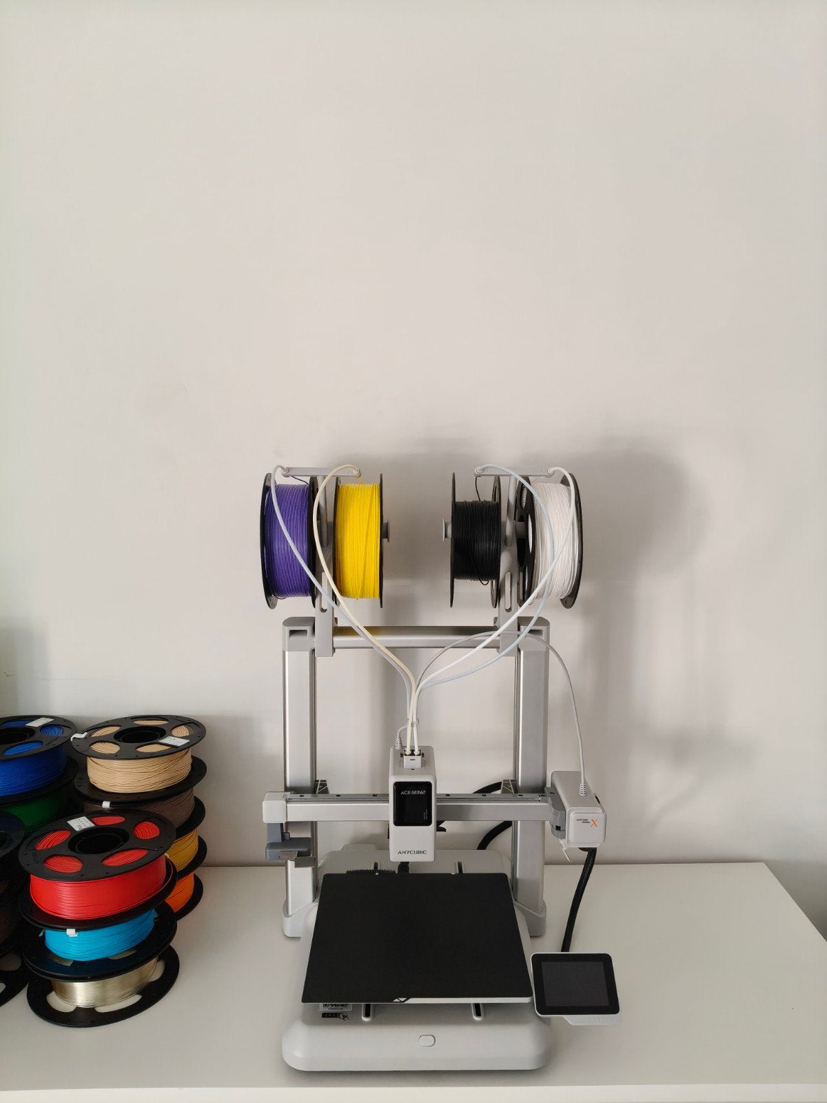 Imprimante 3D Anycubic Kobra X  4 Couleurs + Accessoires, Informatique & Logiciels, Wi-Fi intégré, Comme neuf, Enlèvement, Filament