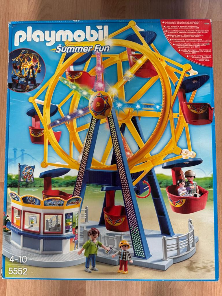 Reuzenrad (5552), Kinderen en Baby's, Speelgoed | Playmobil, Ophalen of Verzenden, Zo goed als nieuw, Complete set