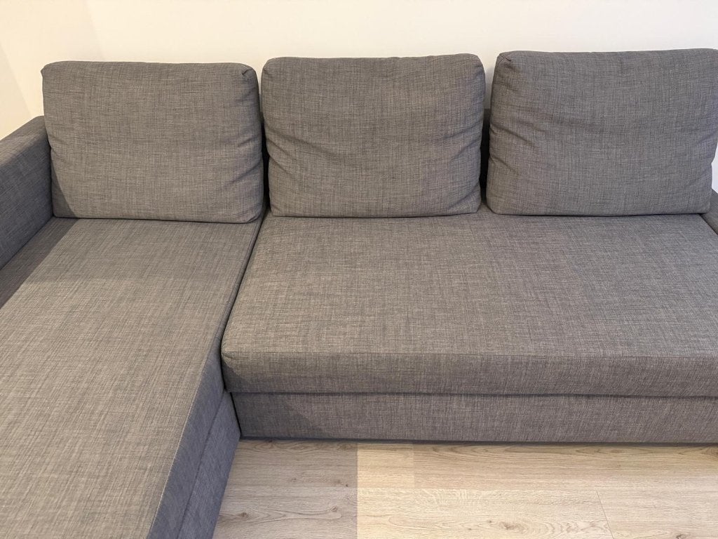 Canape Ikea Friheten Gris, 75 à 100 cm, Banc d'angle, 150 à 200 cm, Enlèvement