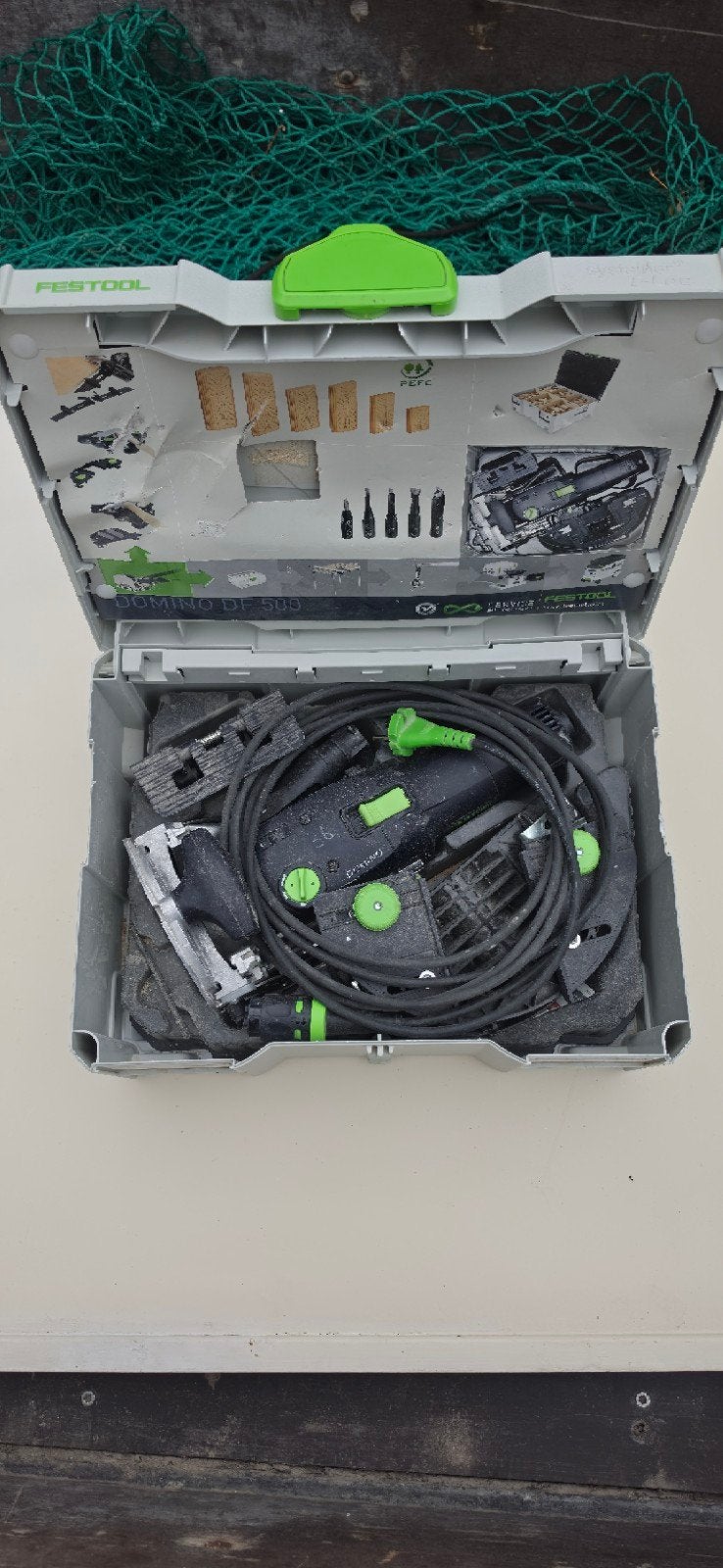 Festool Deuvelfrees df 500 q plus domino, Bricolage & Construction, Outillage | Fraiseuses, Enlèvement, Utilisé, Électrique, Festool