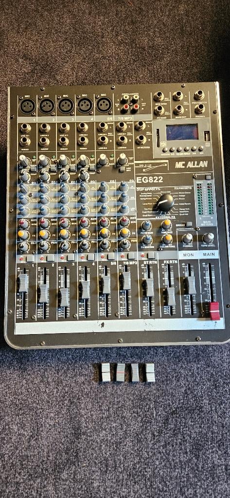 table de mixage, Enlèvement