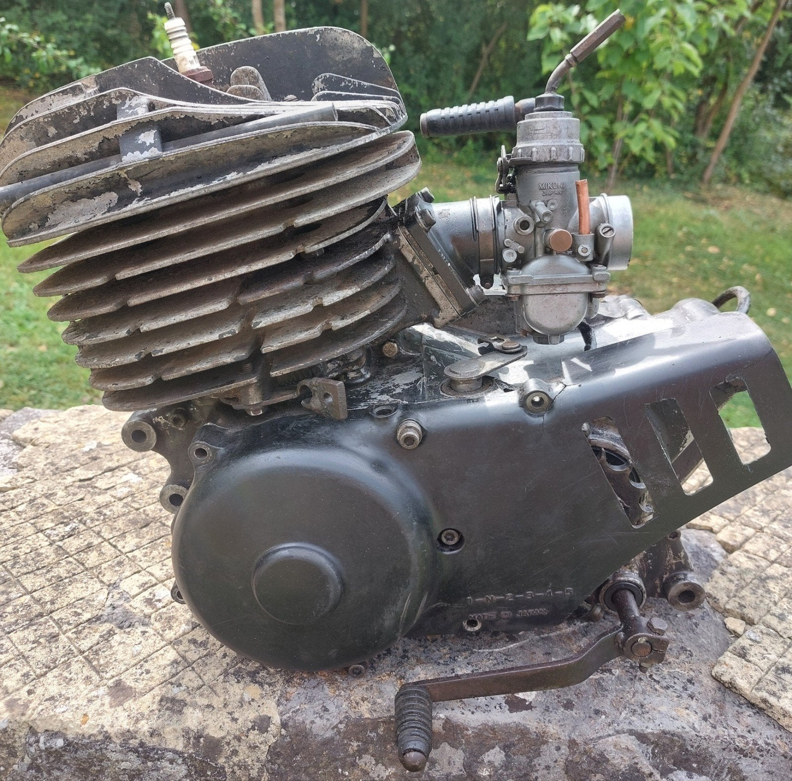 Yamaha DT 250 MX-motor (1977-1981), Ophalen of Verzenden, Gebruikt