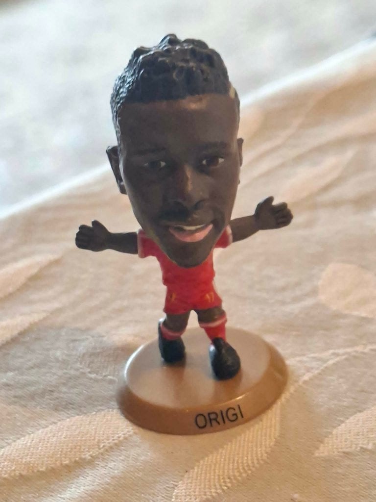SoccerStarz minifiguurtje / Divock Origi / Rode Duivels, Collections, Enlèvement ou Envoi, Comme neuf, Statue ou Poupée