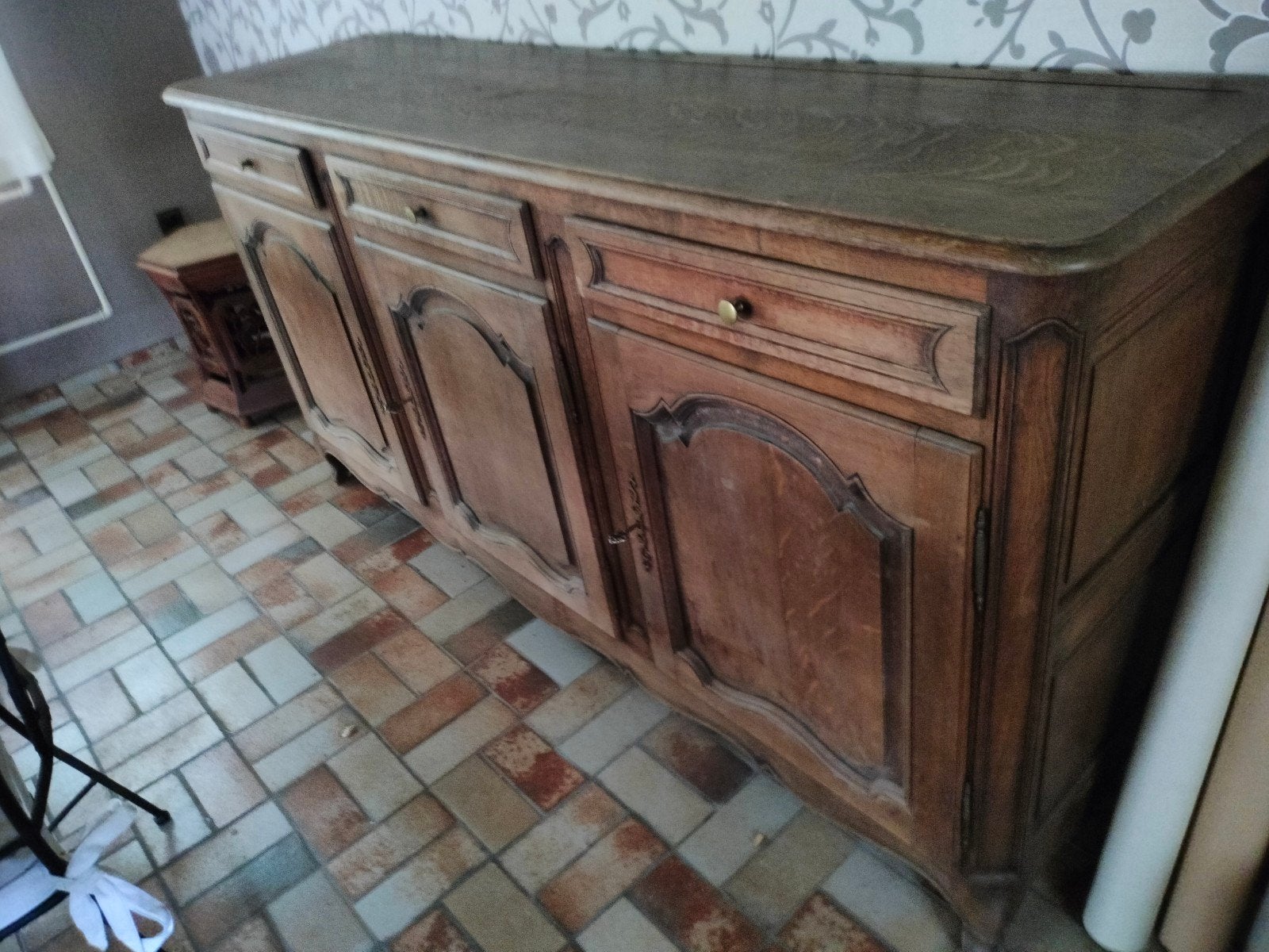 buffet en chêne, Enlèvement, Comme neuf, Chêne