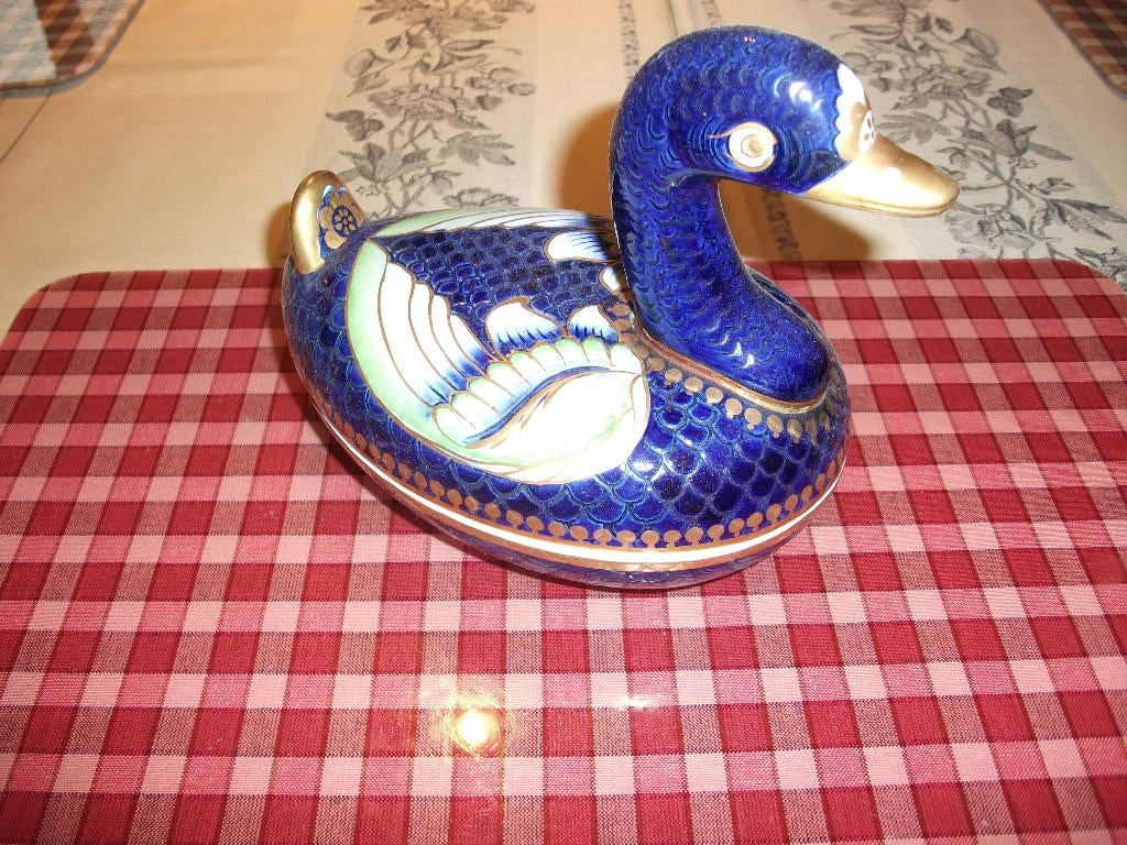 Canard ancien, boîte à bonbons., Antiquités & Art, Enlèvement