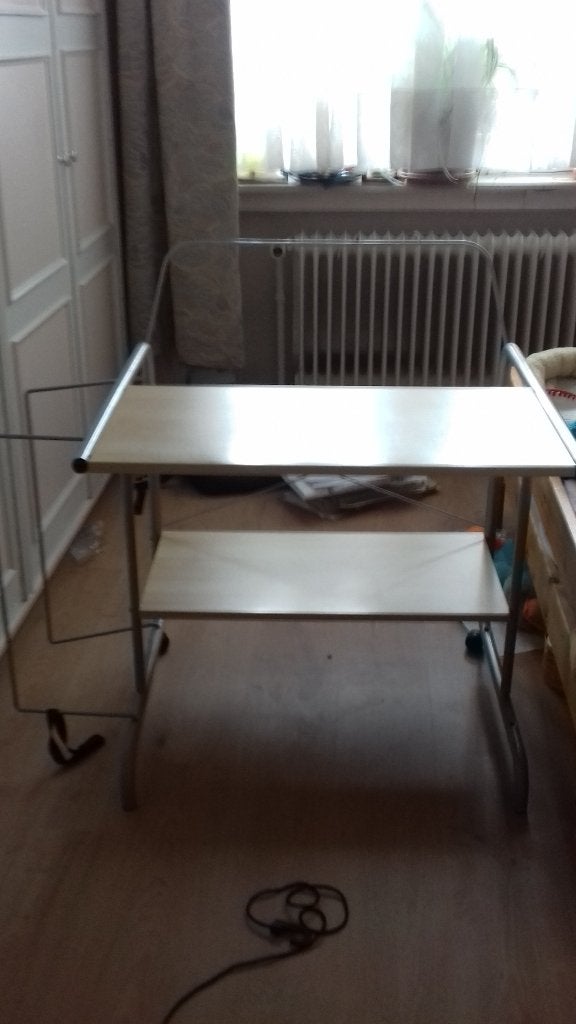 meuble PC IKEA, 70 à 120 cm, Moins de 70 cm, Pin, Comme neuf