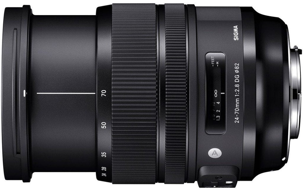 Lens Sigma 24-70 f2.8 DG Art voor NIKON, Gebruikt, Ophalen of Verzenden, Sigma, Beschermhoes/tas